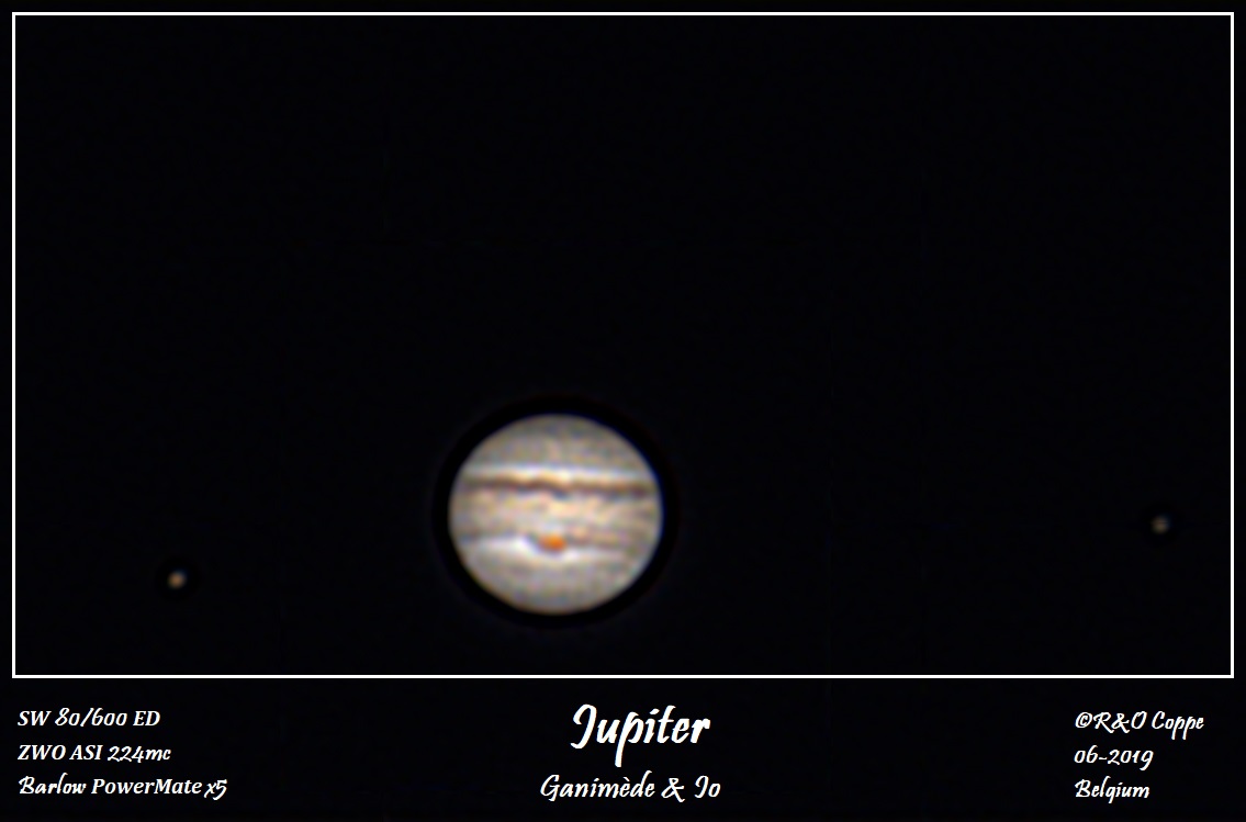 Jupiter, Ganimède & Io